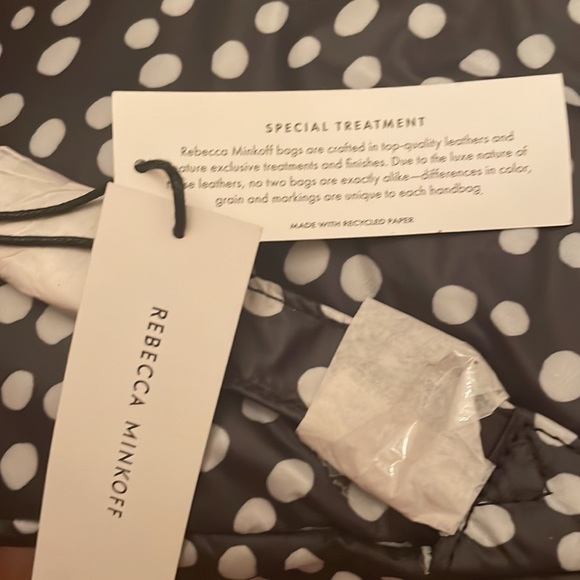 Rebecca Minkoff Julian Nylon Polka Dot Backpack - Picture 11 of 12